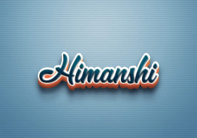 Cursive Name DP: Himanshi