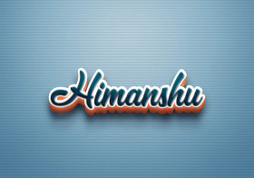 Cursive Name DP: Himanshu
