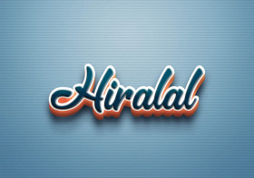 Cursive Name DP: Hiralal