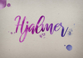 Hjalmer Watercolor Name DP