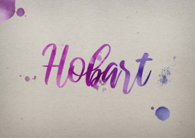 Hobart Watercolor Name DP