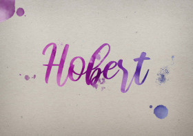 Hobert Watercolor Name DP