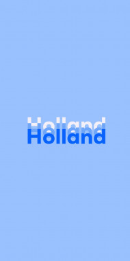Name DP: Holland