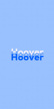 Name DP: Hoover