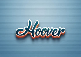 Cursive Name DP: Hoover