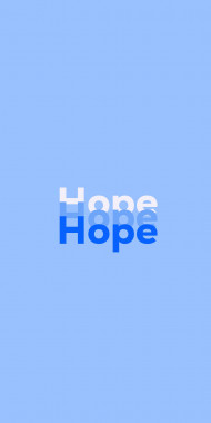 Name DP: Hope