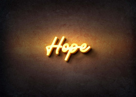Glow Name Profile Picture for Hope