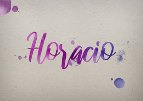 Horacio Watercolor Name DP