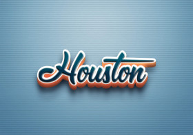 Cursive Name DP: Houston