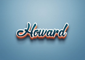 Cursive Name DP: Howard