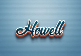 Cursive Name DP: Howell