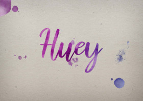Huey Watercolor Name DP