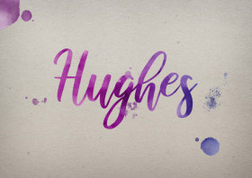Hughes Watercolor Name DP