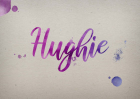 Hughie Watercolor Name DP
