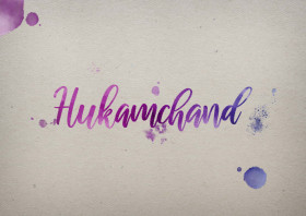 Hukamchand Watercolor Name DP