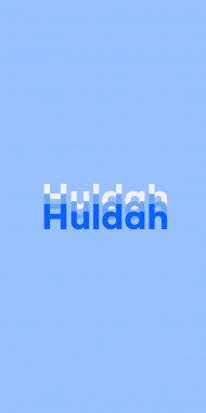 Name DP: Huldah