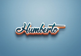 Cursive Name DP: Humberto