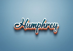 Cursive Name DP: Humphrey
