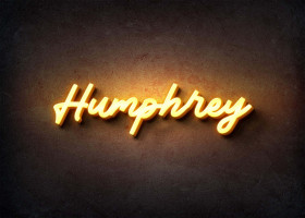 Glow Name Profile Picture for Humphrey