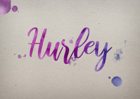 Hurley Watercolor Name DP