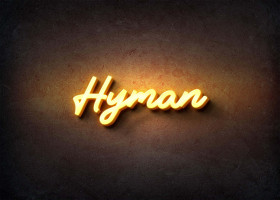 Glow Name Profile Picture for Hyman