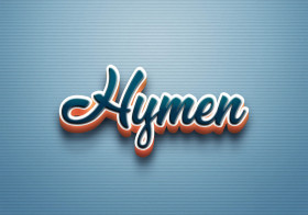 Cursive Name DP: Hymen
