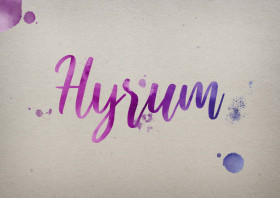 Hyrum Watercolor Name DP