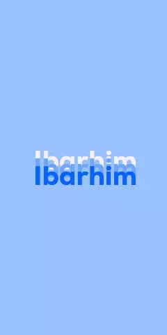Name DP: Ibarhim