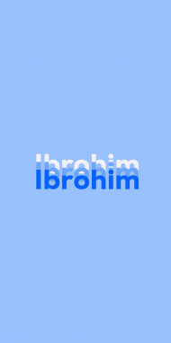 Name DP: Ibrohim