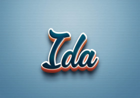 Cursive Name DP: Ida