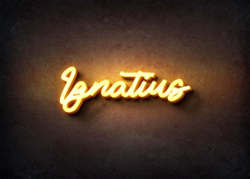 Glow Name Profile Picture for Ignatius