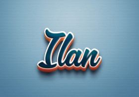 Cursive Name DP: Ilan