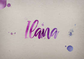 Ilana Watercolor Name DP
