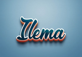 Cursive Name DP: Ilema