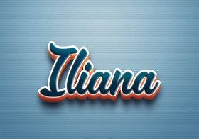 Cursive Name DP: Iliana