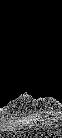 Illustrations Amoled Wallpaper with Black, White & Black and white