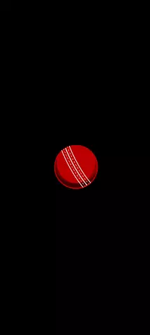 Illustrations Amoled Wallpaper with Red, Logo & Ball