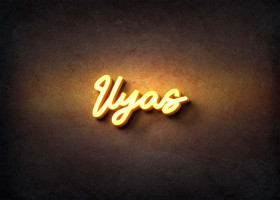 Glow Name Profile Picture for Ilyas