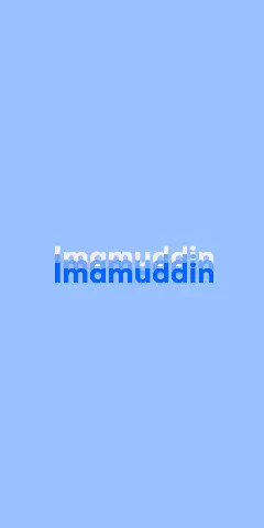 Name DP: Imamuddin