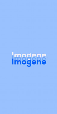 Name DP: Imogene