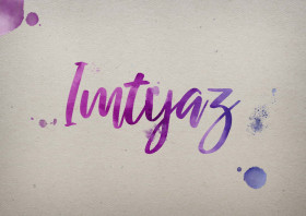 Imtyaz Watercolor Name DP