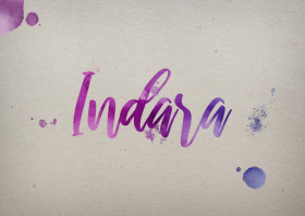 Indara Watercolor Name DP