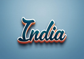 Cursive Name DP: India