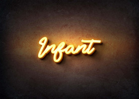 Glow Name Profile Picture for Infant