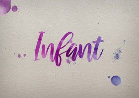 Infant Watercolor Name DP