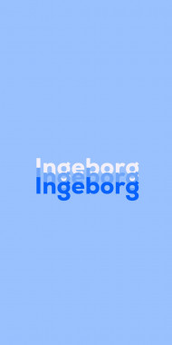 Name DP: Ingeborg