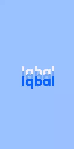 Name DP: Iqbal
