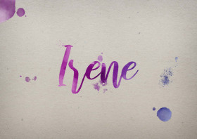 Irene Watercolor Name DP