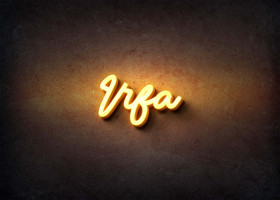 Glow Name Profile Picture for Irfa