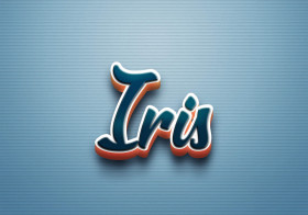 Cursive Name DP: Iris